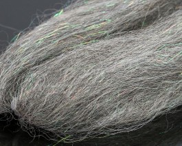 Flash Icelandic Sheep Hair, Natural Grey